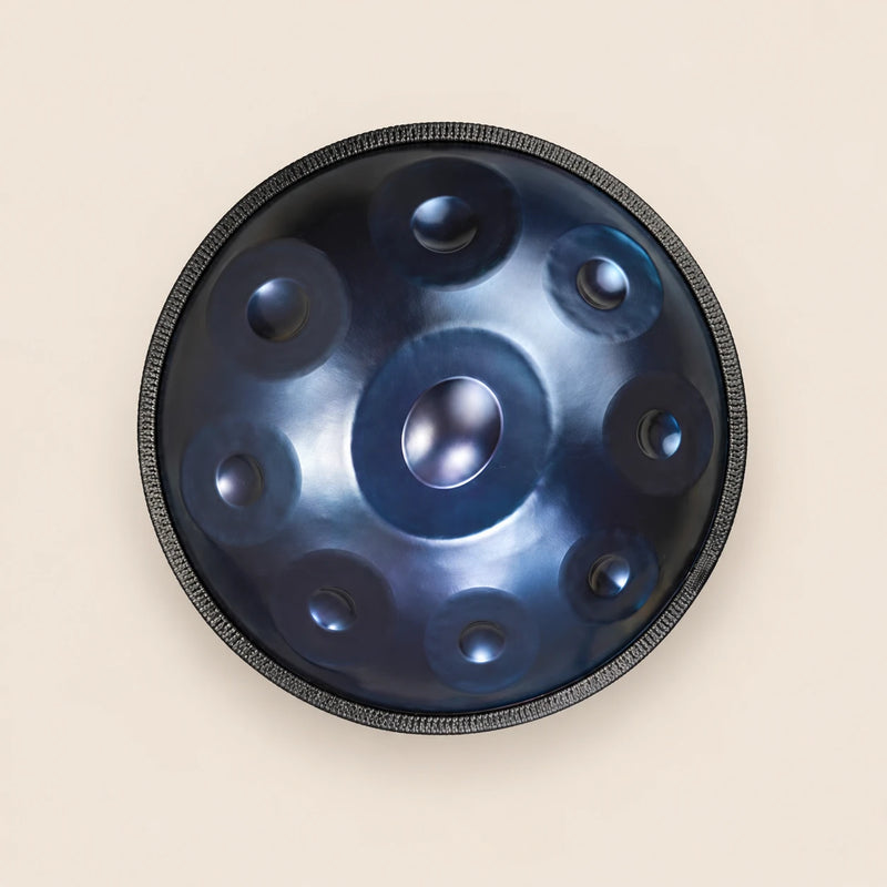 Mini handpan 9 notes en sol, 18 pouces