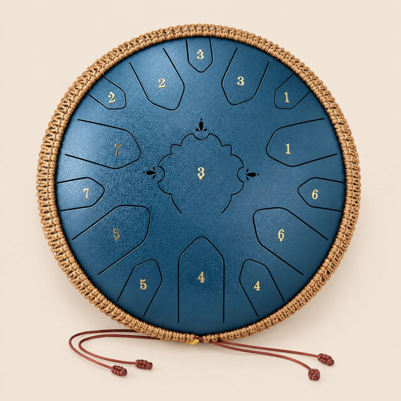 Tongue drum 15 notes ré majeur, 13 pouces