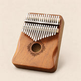 Kalimba 17 lames en bois, avec sac