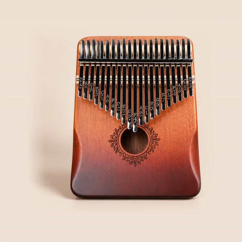 Kalimba 21 lames avec repose-mains, en coffret